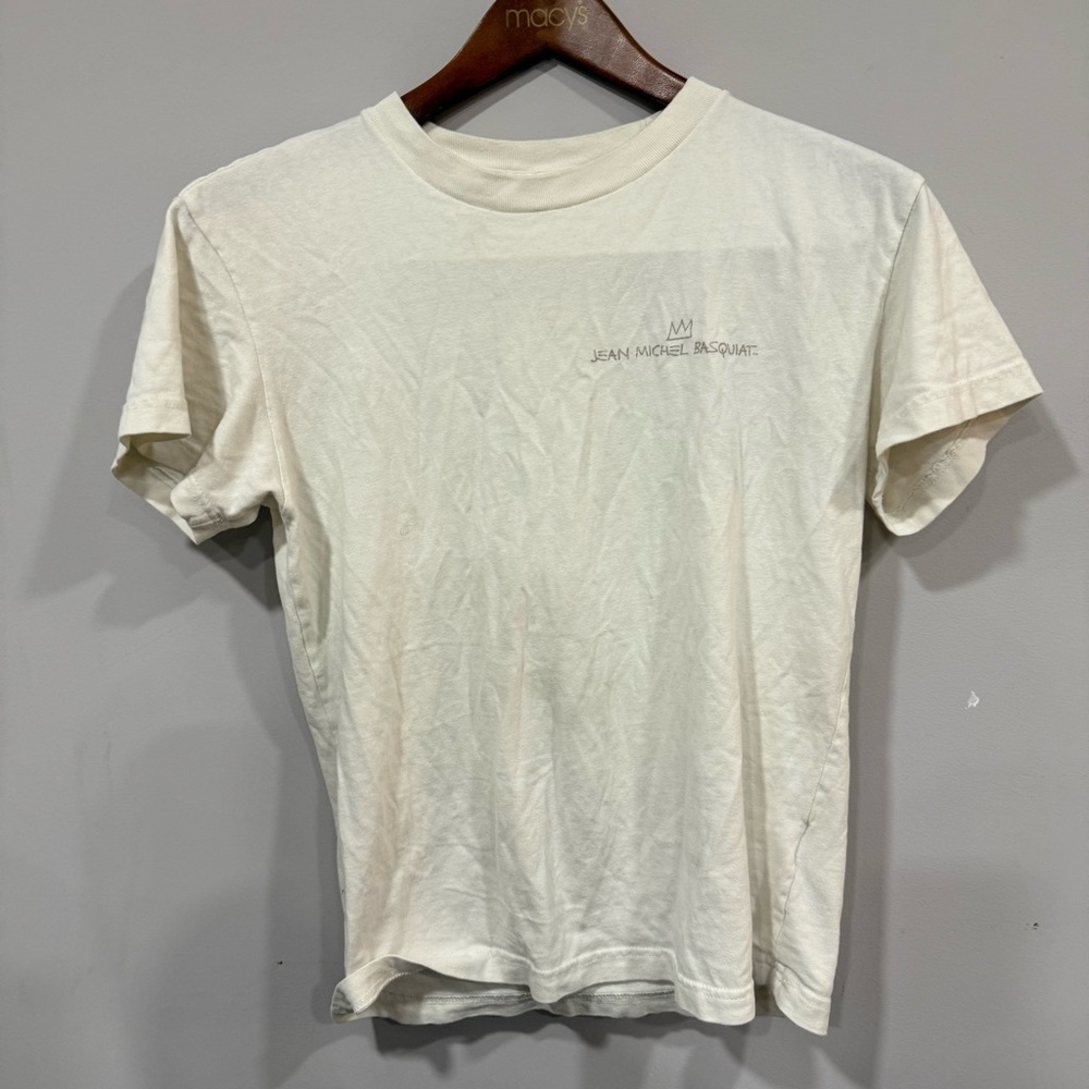 A&F JEAN-MICHEL BASQUIAT 1986 Reok painting art T shirt size XS men’s